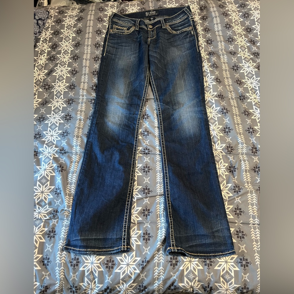 Silver Jeans Dark Blue Boot Cut Women's Jeans